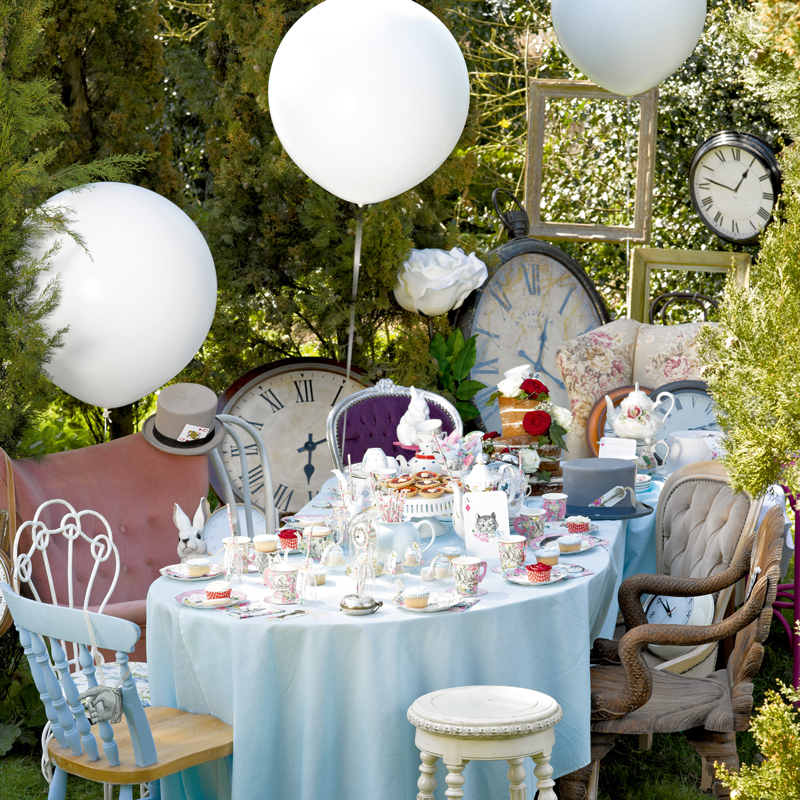 Alice in Wonderland inspired tea party