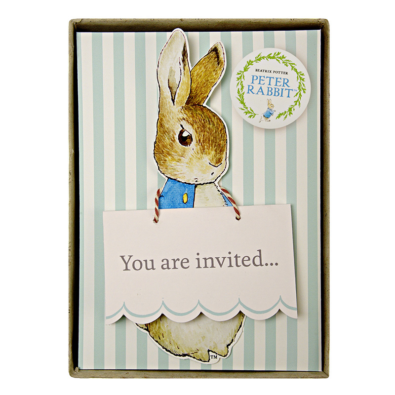 Peter Rabbit party invitations - Little Lulubel