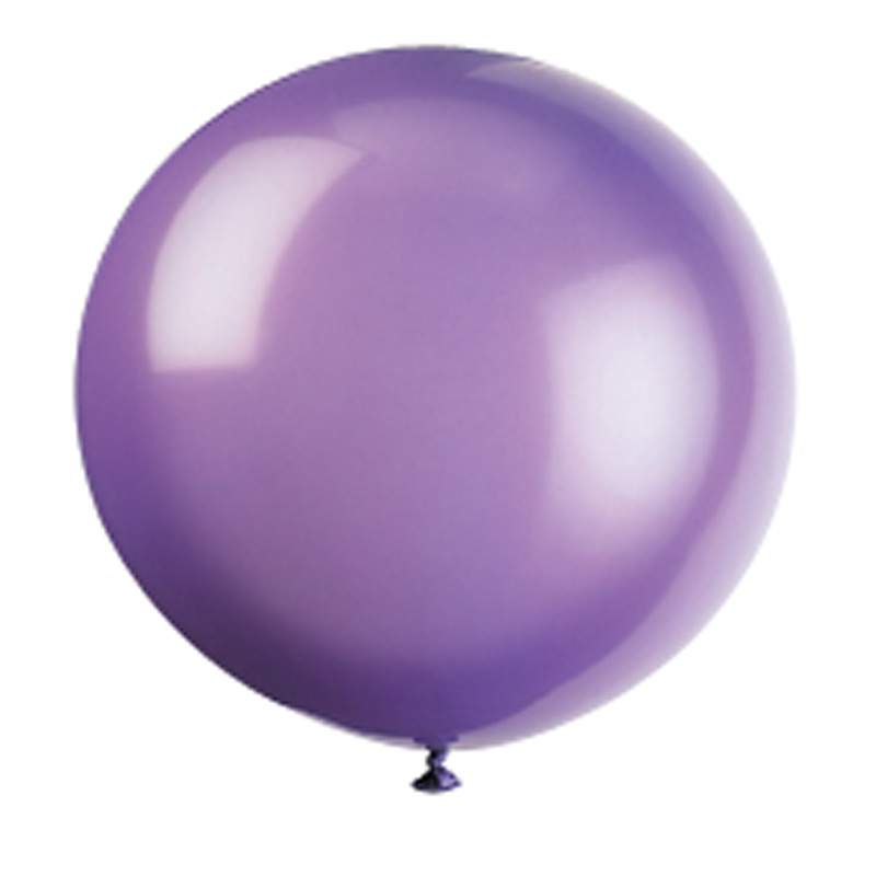 purple giant balloon