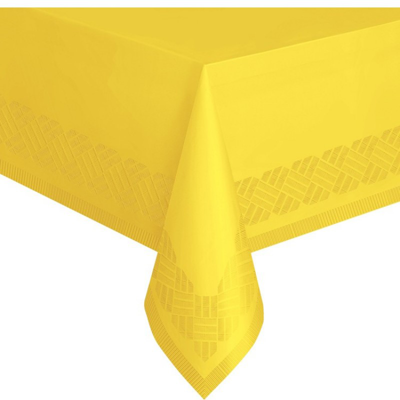 Yellow table cover