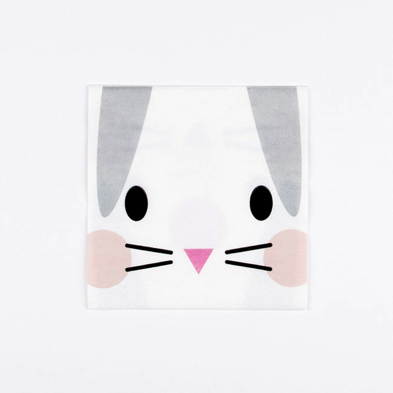 napkins- mini rabbit