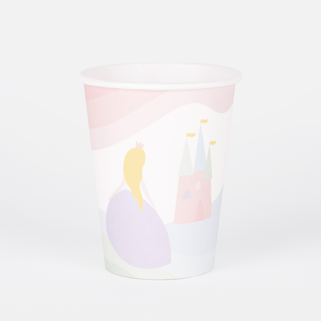 pastel princess cups