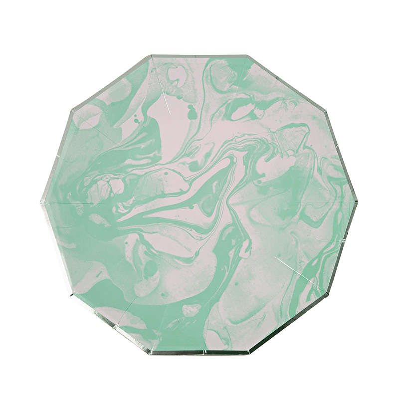 8 Marble Mint Pattern Small Plate