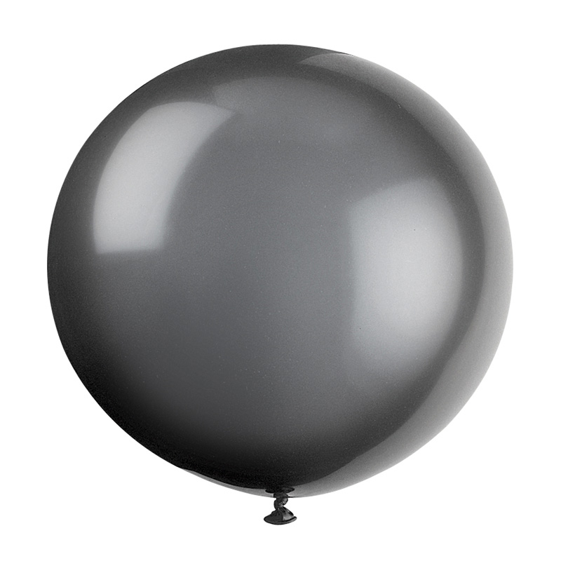 black giant balloon