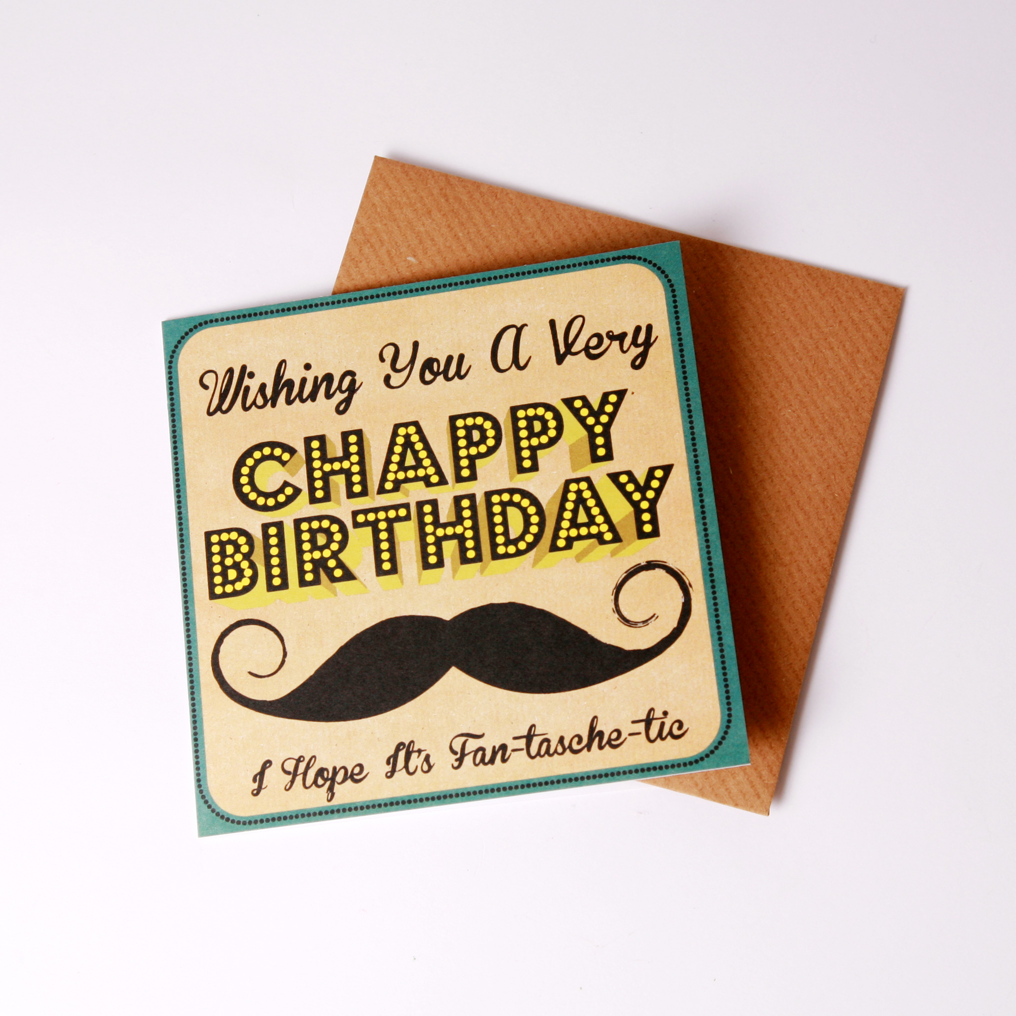 'Chappy' birthday card