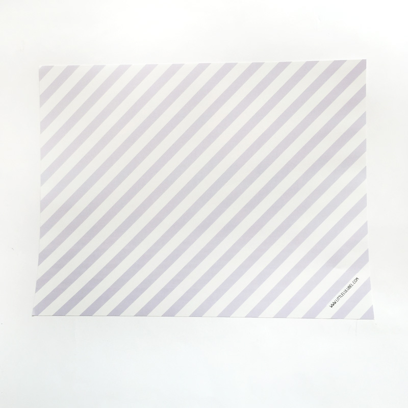 10 lilac stripes placemats