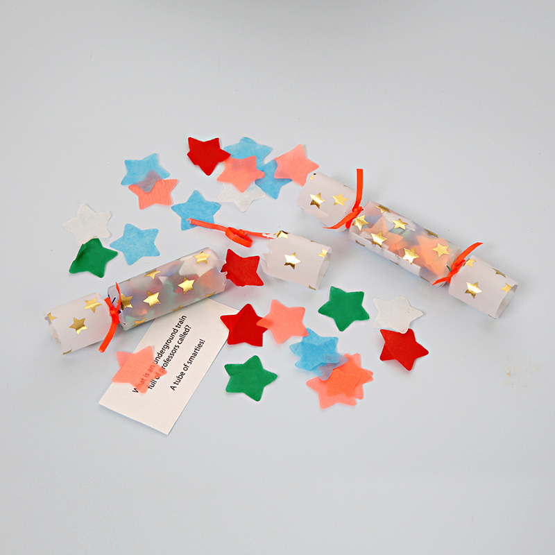 Mini star Confetti Crackers
