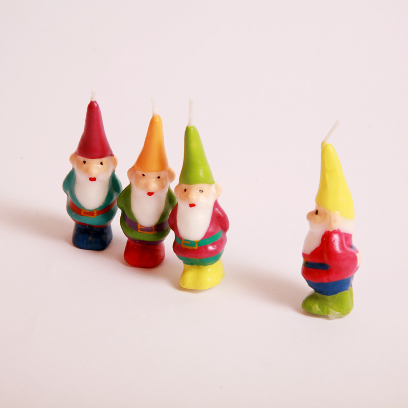 Mini gnome candles