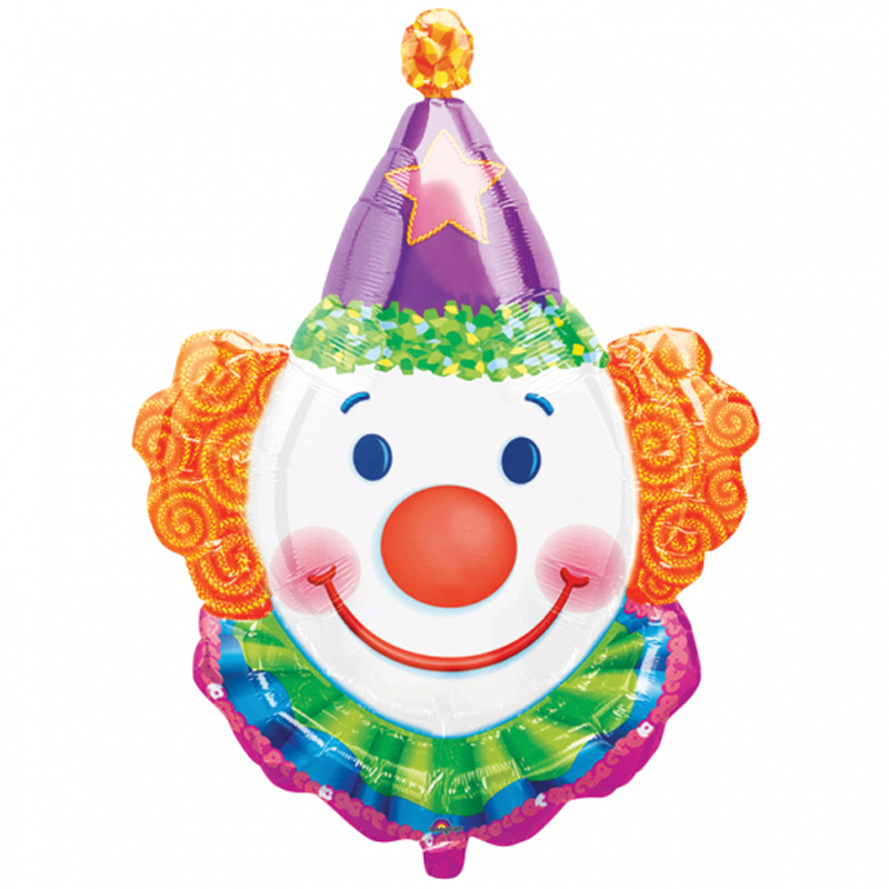 Supersize Clown Foil Balloon