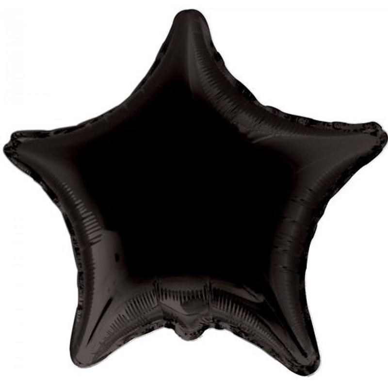 black star foil balloon