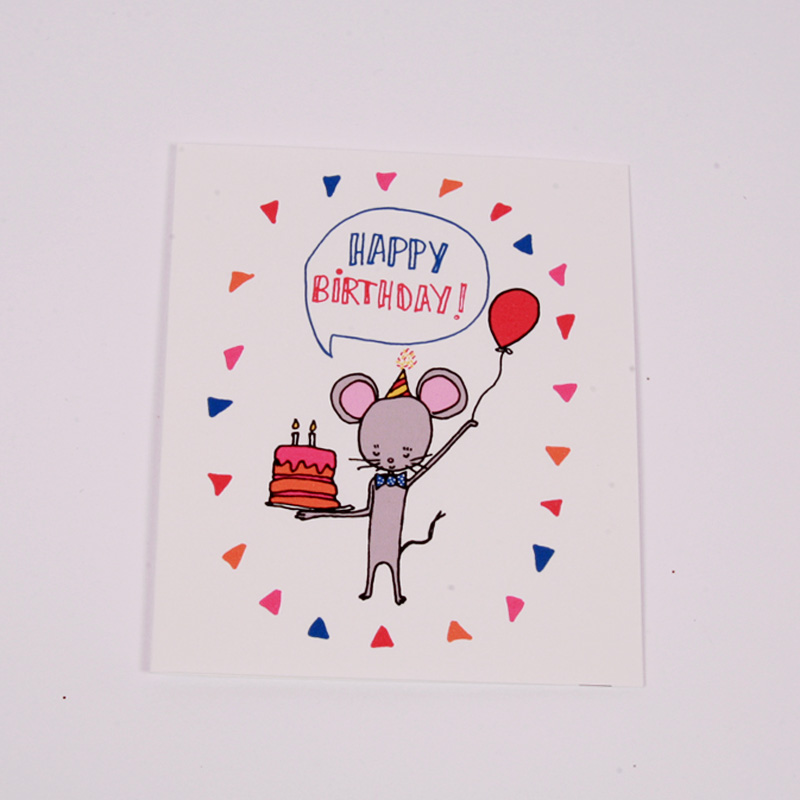 Birthday - mouse card