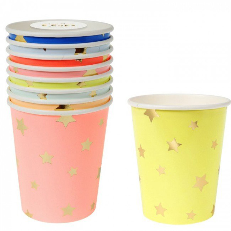 Colour Star Party Cups