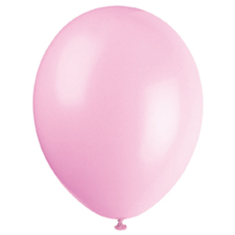 pack of 10 pale pink balloons