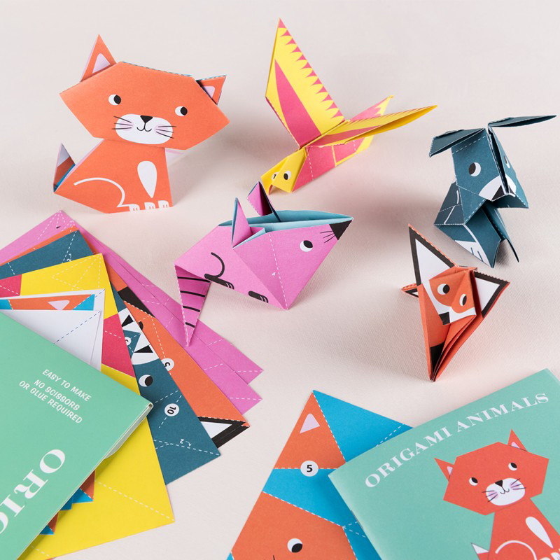 Set of 24 Origami Animals