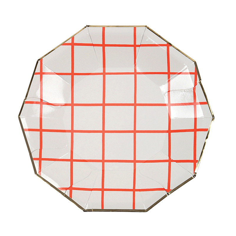 Coral Grid Small Plates
