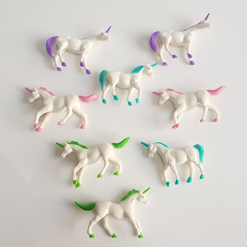 Small plastic unicorn toys sale