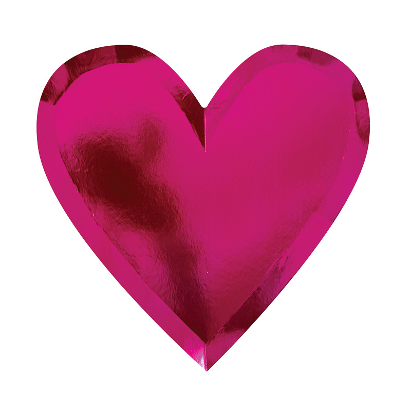 Die Cut Valentine's Heart Plate