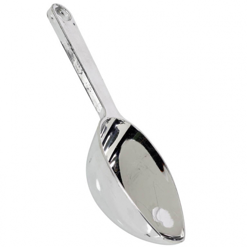 Candy Buffet Plastic silver Scoop