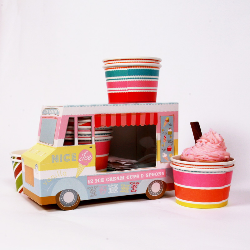 Ice Cream Van Ice Cream Cups