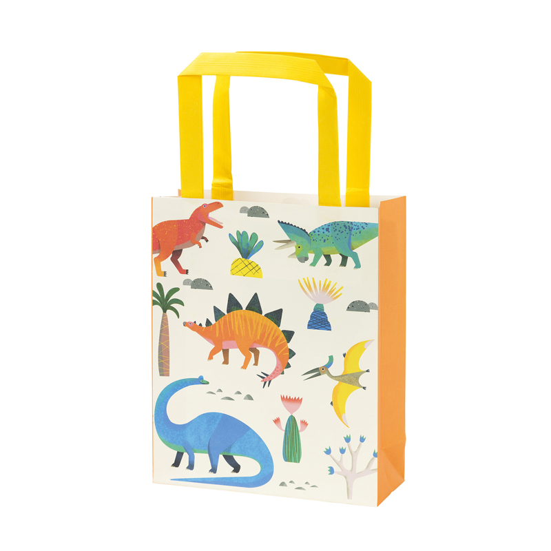 Set of 8 Party Dinosaur Treat Bag