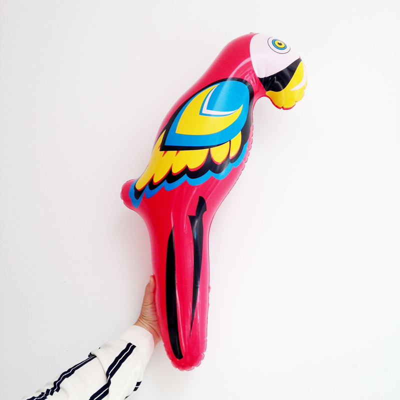 Inflatable parrot