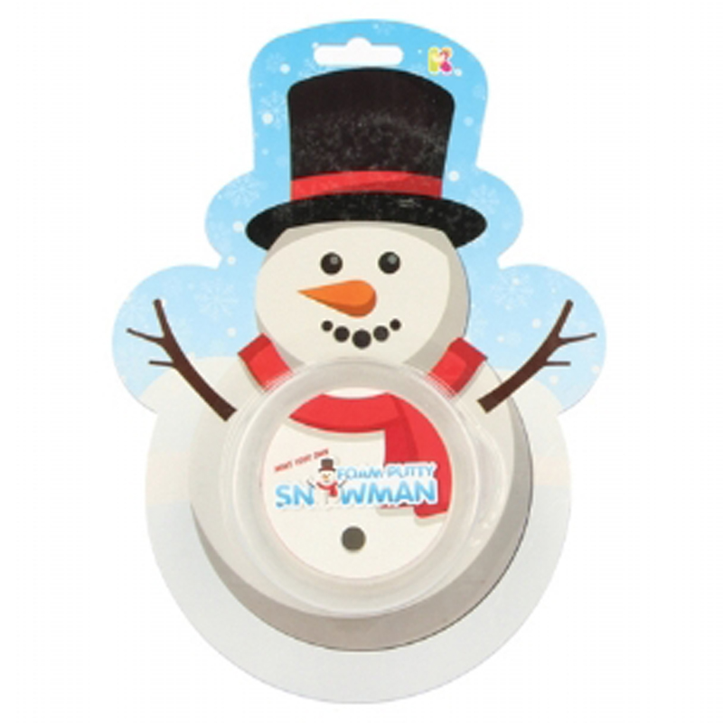 Make Your Own Foam Putty Snowman