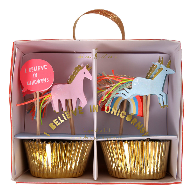 I Believe In Unicorns Cupcake Kit x 24