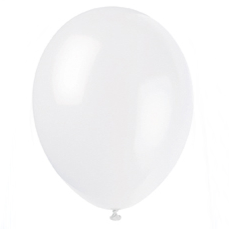 pack of 10 transparent balloons