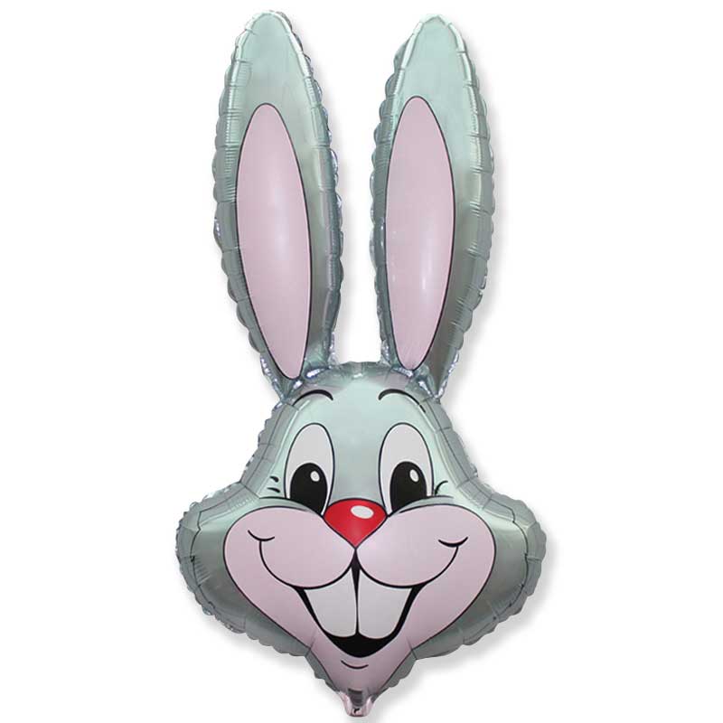 Jumbo Grey Rabbit Balloon