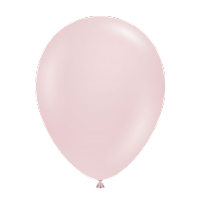 Pack of 10 matt Latex Balloons in nude pink