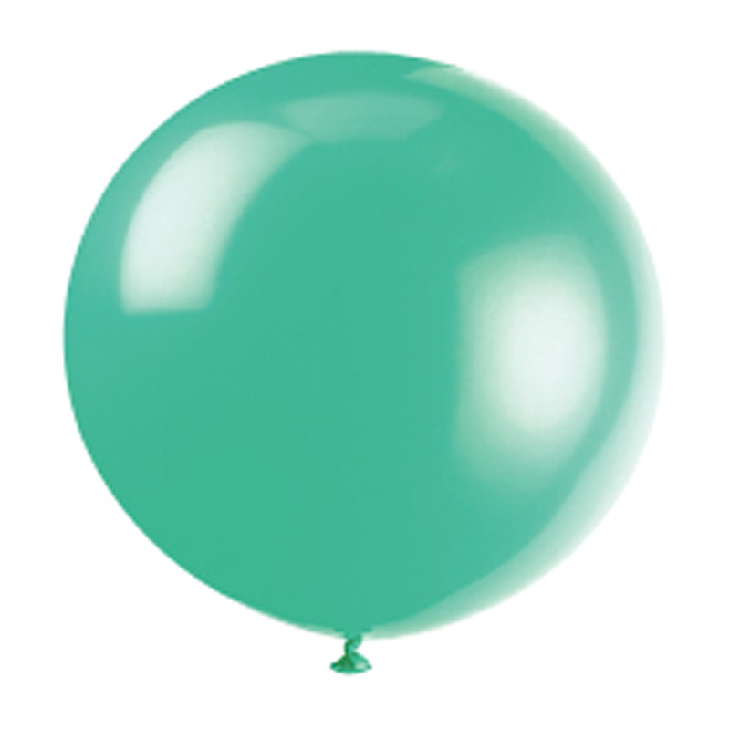 turquoise giant balloon