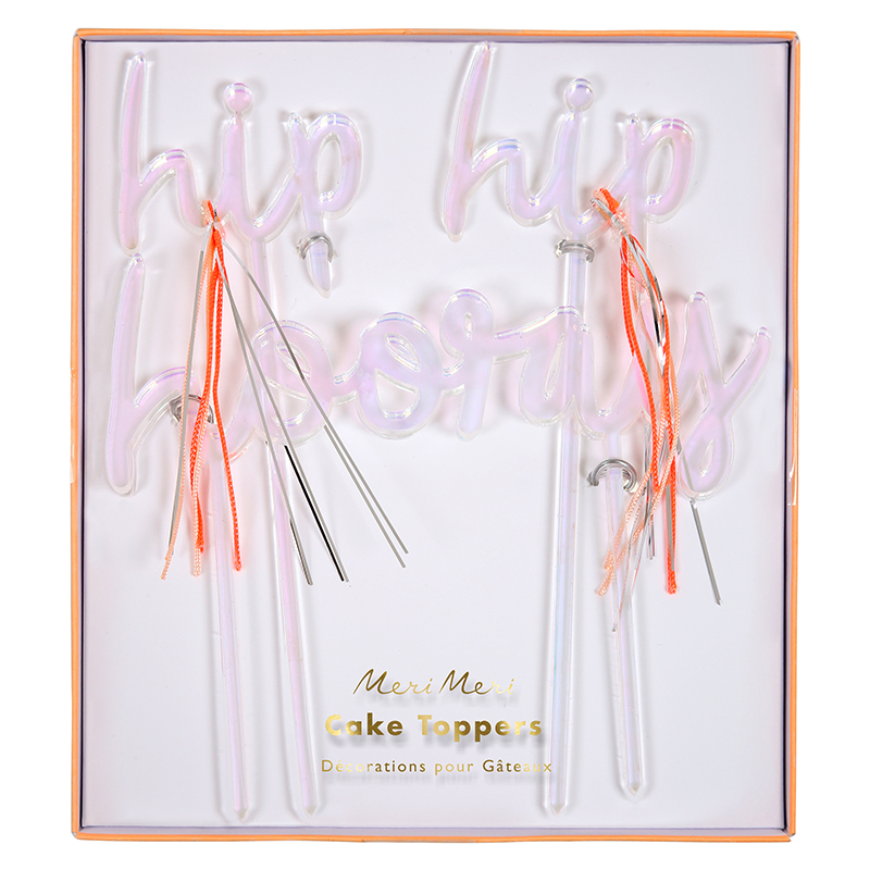 Hip Hip Hooray Cake Topper