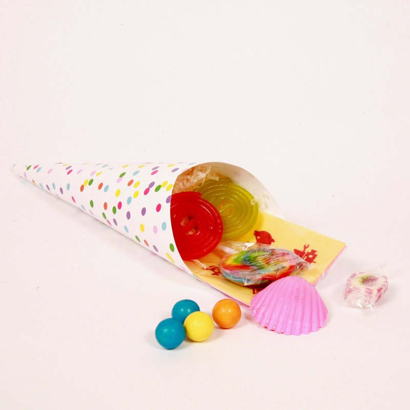 Pre-filled Sweets Party Cones