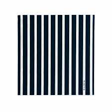 20 black and white striped napkins