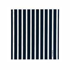20 black and white striped napkins