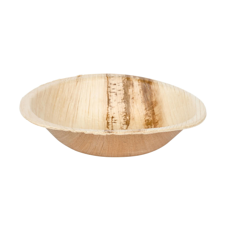 Palm Leaf Round Deep Bowl