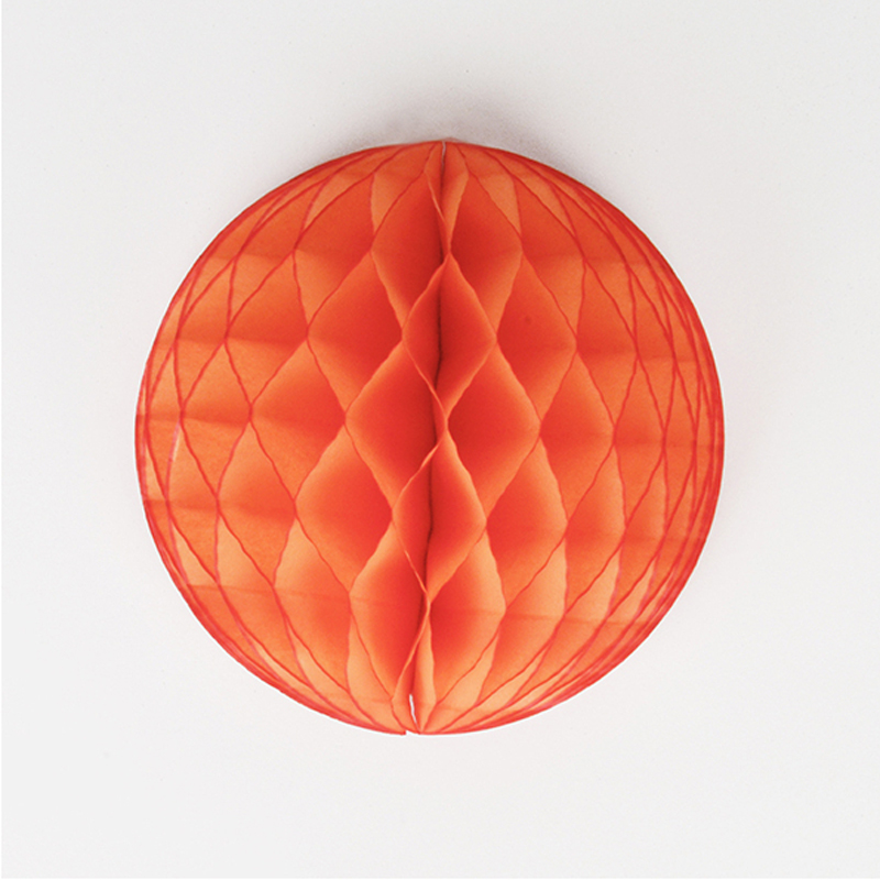 Orange honeycomb ball