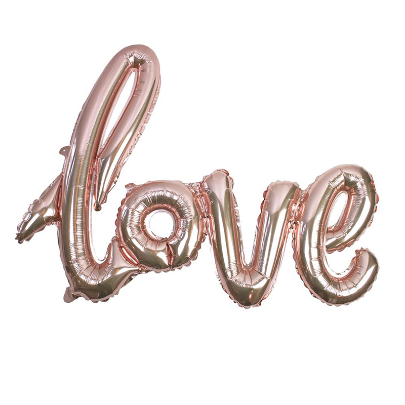 Rose Gold Love Balloon