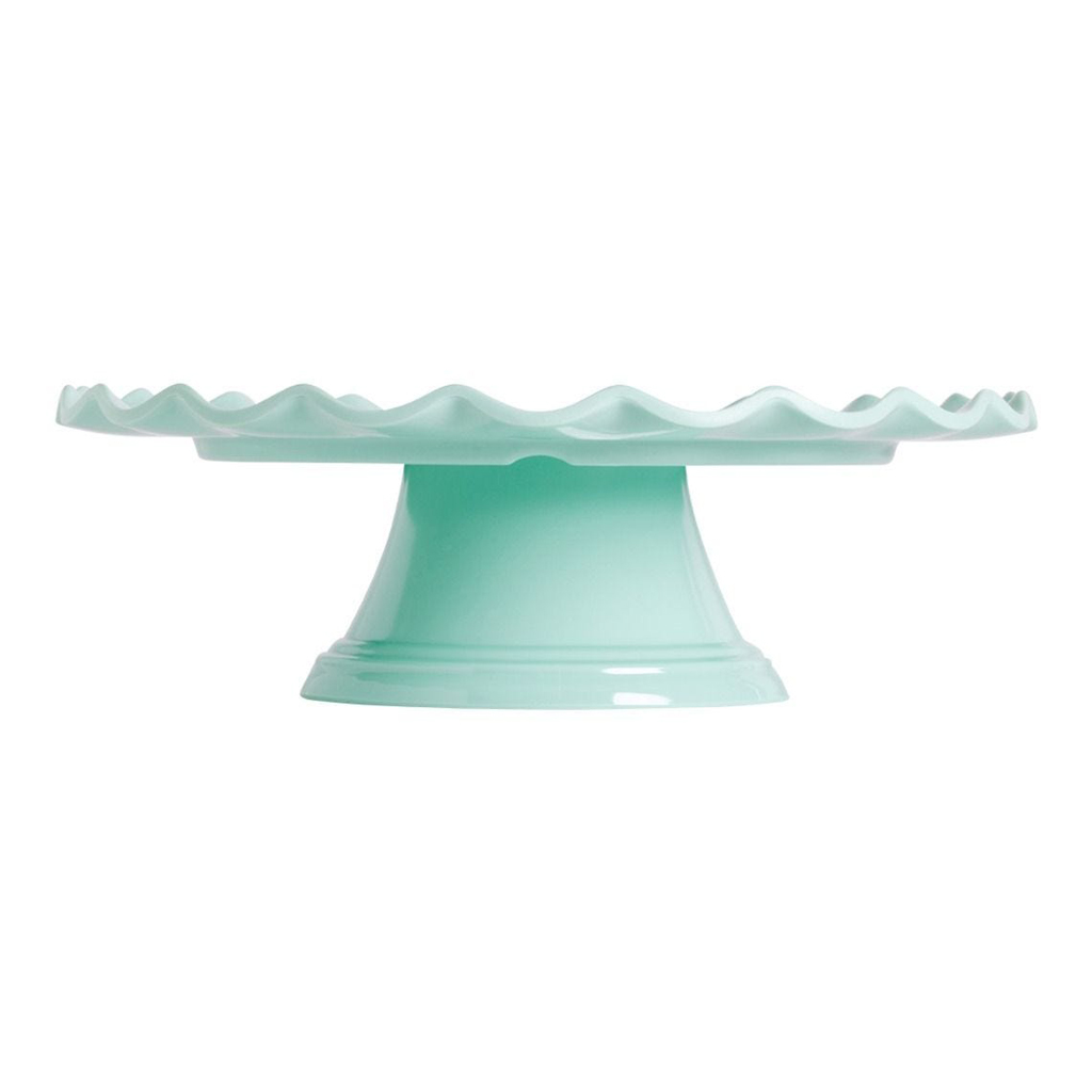 Mint wave Melamine cake stand