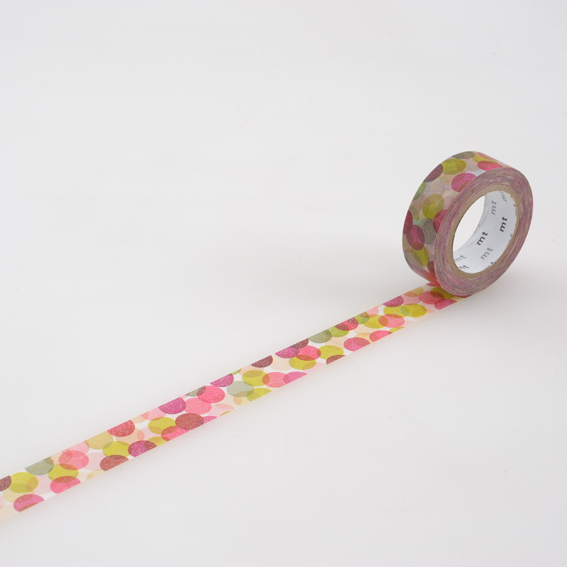 Single washi tape roll - spot wine