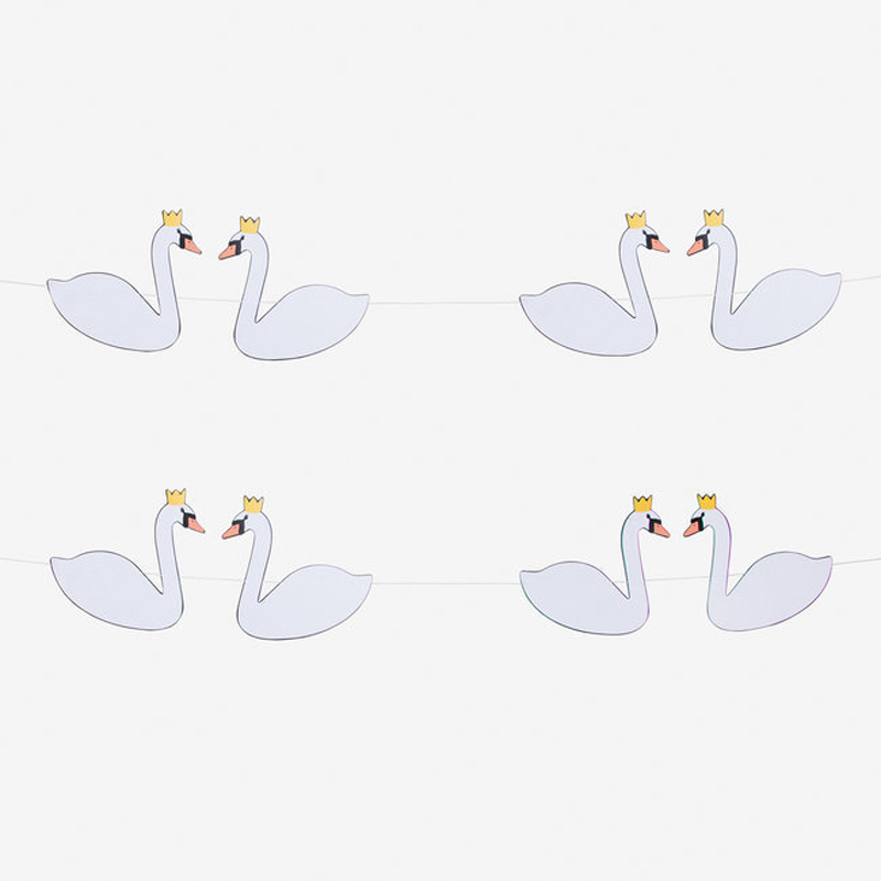 Swans Paper garland