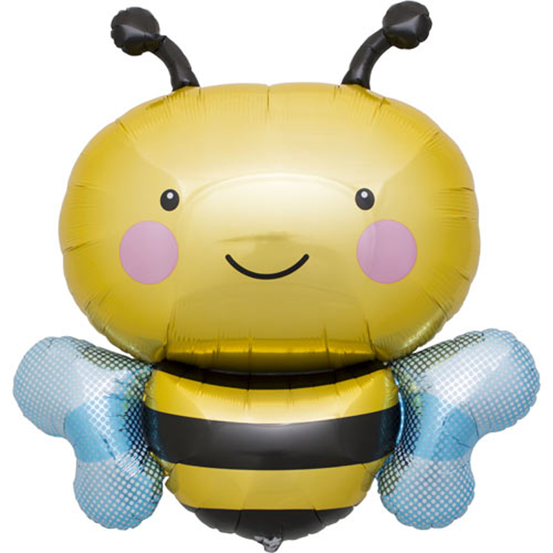 Large Bumble Bee Foil Balloon