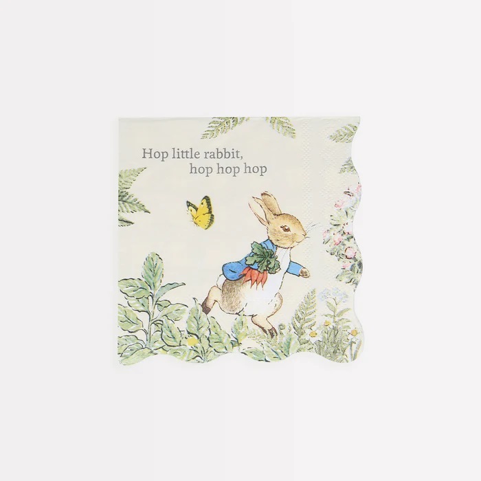 Peter Rabbit small napkins