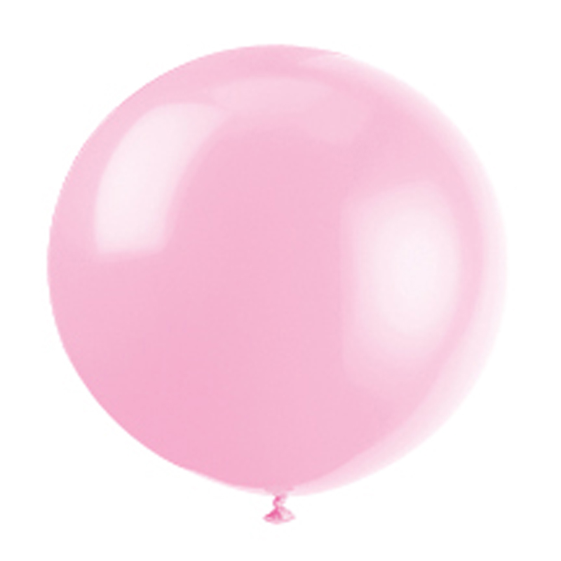 pale pink giant balloon