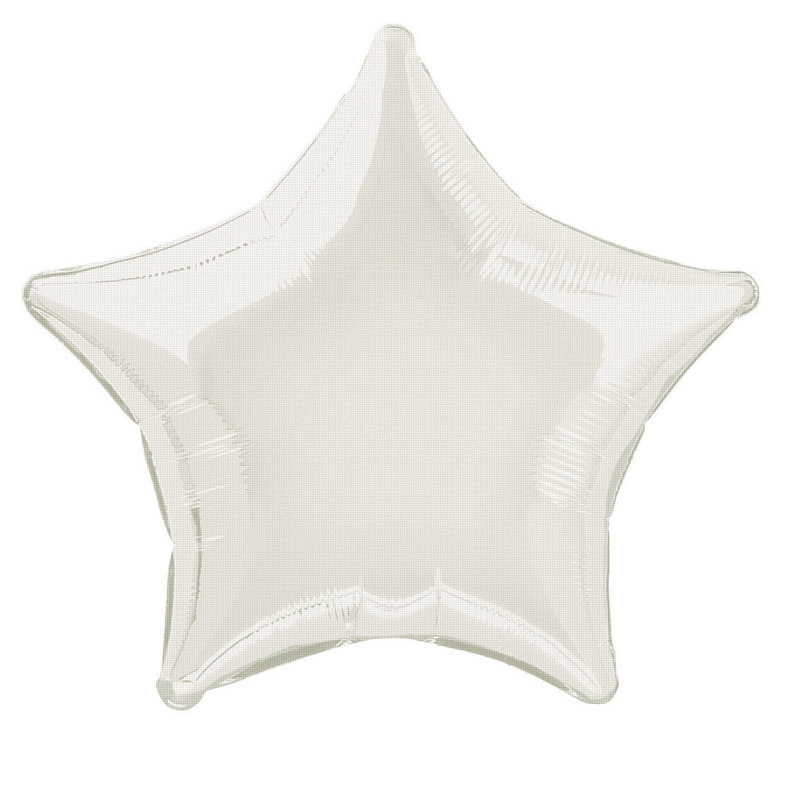 white star foil balloon