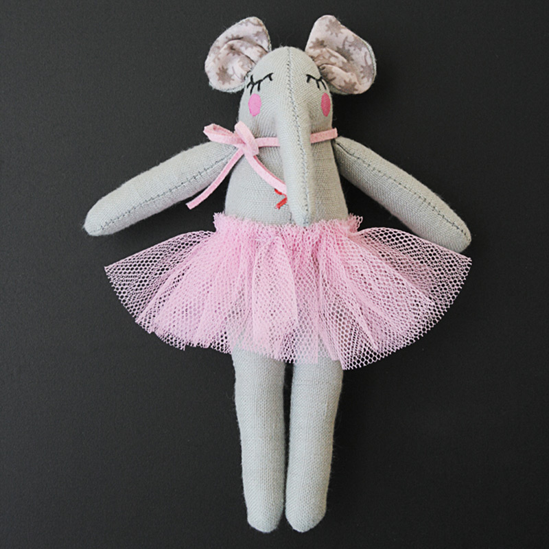 elephant doll in ballet tutu