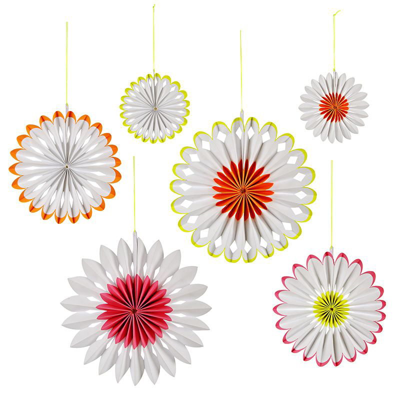 Flower Pinwheel Decorations