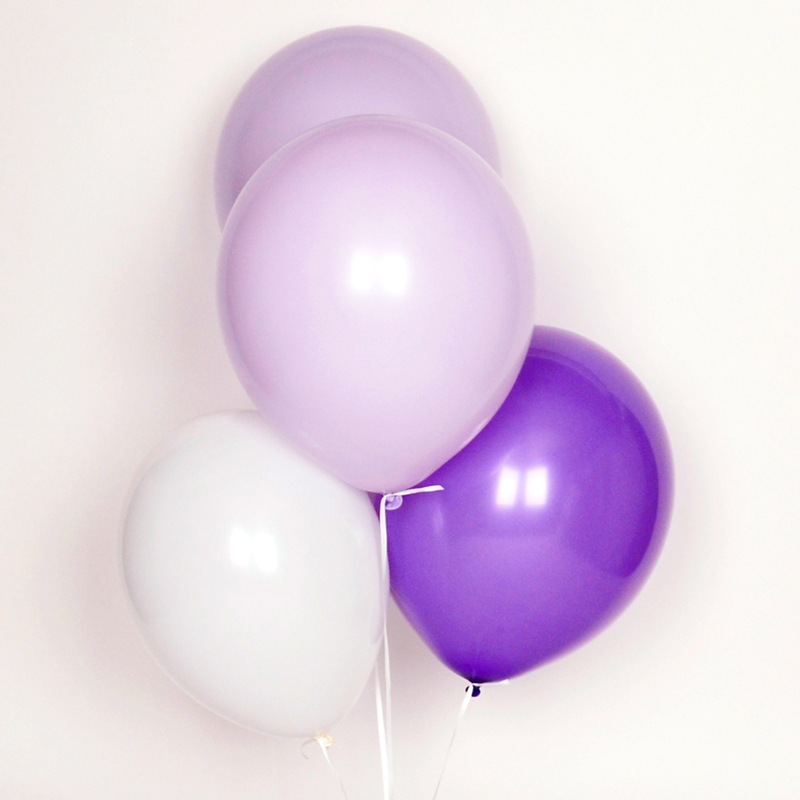 Assorted balloons - Violet