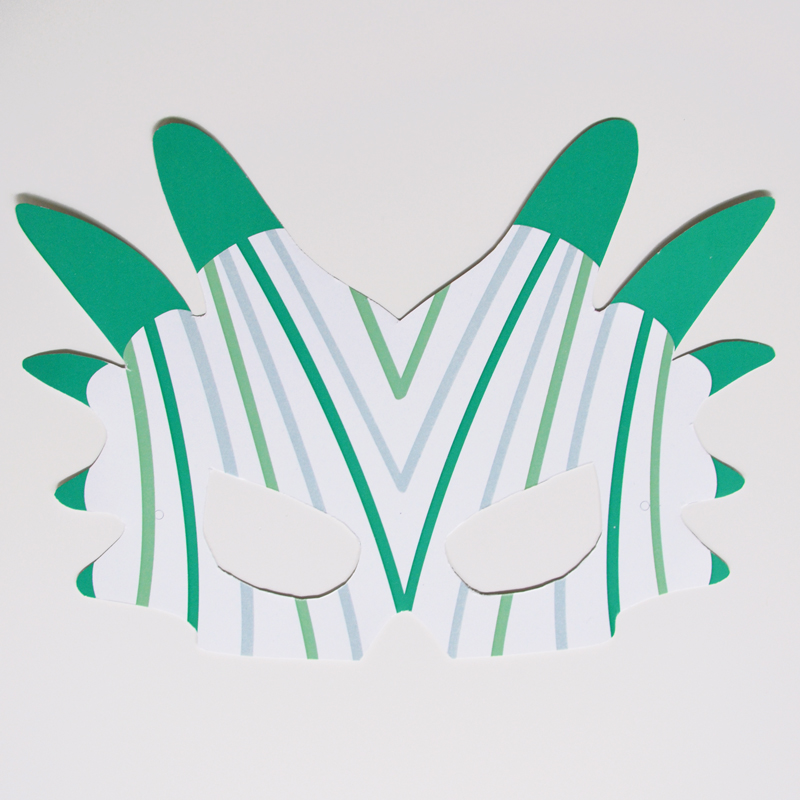 8 dinosaur masks
