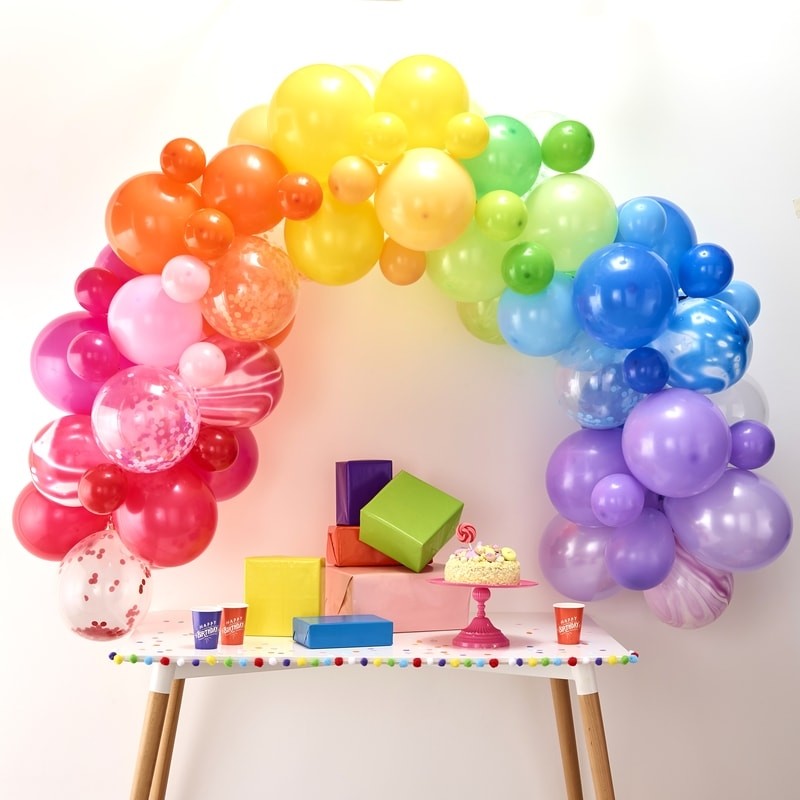 Rainbow Balloon Arch Kit